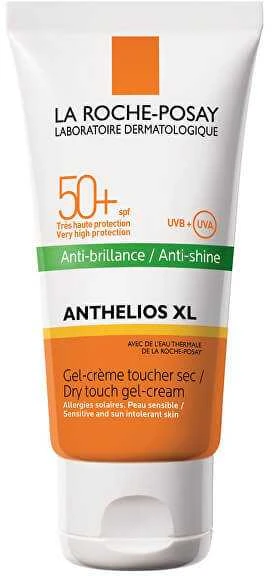 La Roche Posay Anthelios XL Anti-Shine Non-Perfumed Dry Touch Gel-Kreminis SPF 50+ apsauginis gelinis kremas jautriai veido odai, 50 ml