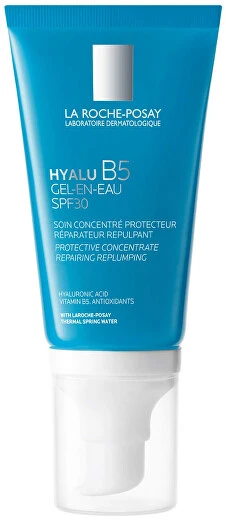 La Roche Posay Hyalu B5 Aquagel SPF 30 drėkinamasis gelis veidui su hialuronu, 50 ml