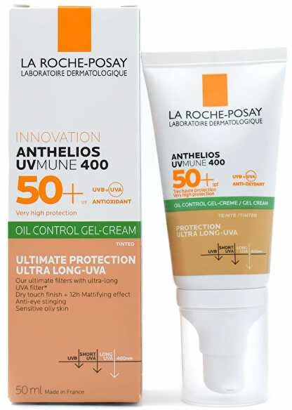La Roche Posay Anthelios Dry Touch Gel Kreminis SPF 50+ apsauginis kremas nuo saulės, 50 ml