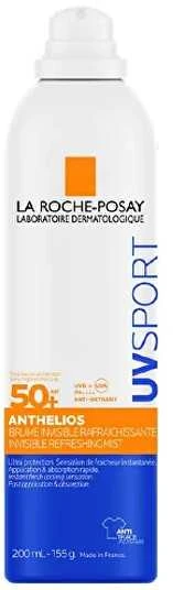La Roche-Posay LRP Anthelios UV Sport Mist SPF 50+ vandeniui ir prakaitui atspari veido dulksna nuo saulės, 200 ml