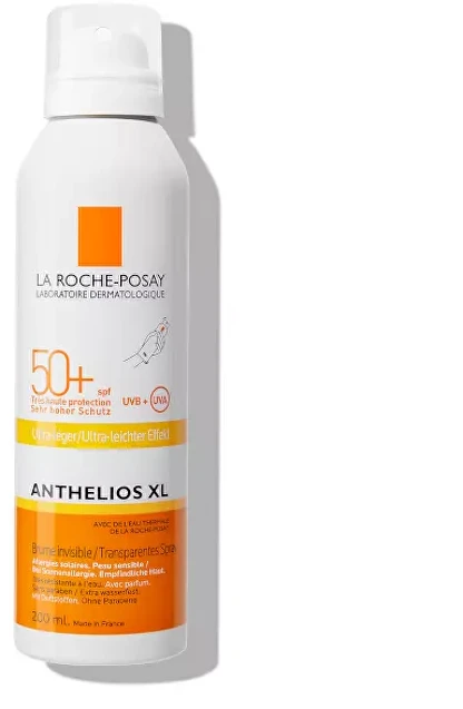 La Roche Posay Anthelios Invisible Mist Ultra Light SPF 50+ apsauginis purškiklis nuo saulės, 200 ml
