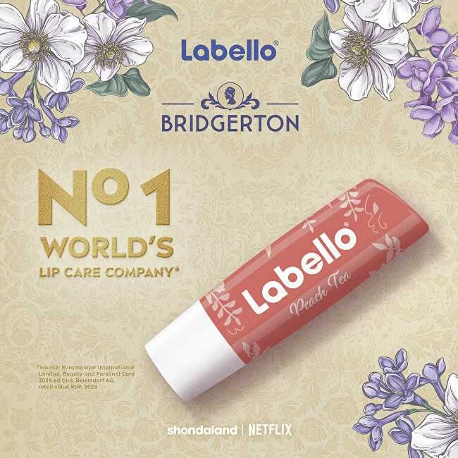 Labello Bridgerton Peach Tea Lūpų balzamas 4.8 g