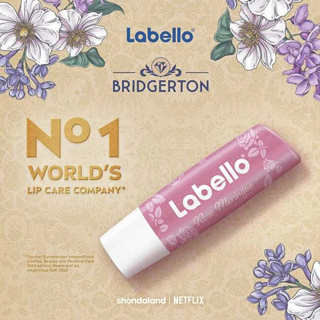 Labello Bridgerton Rose Meringue Lūpų balzamas 4.8 g