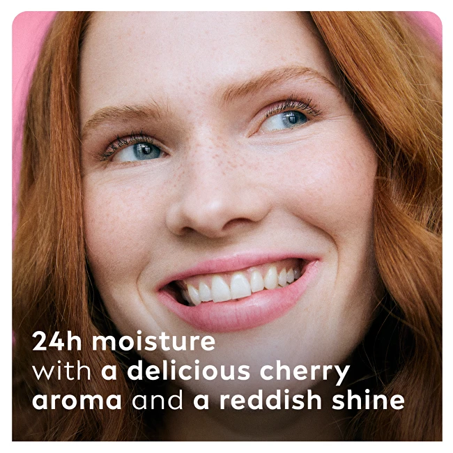 Labello Cherry Shine 24h Moisture Lūpų balzamas Lūpų balzamas moterims, 4,8 g