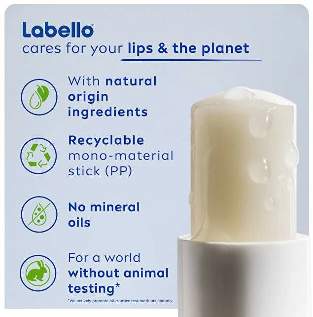 Labello Men Active 24h Moisture Lūpų balzamas Lūpų balzamas vyrams, 4,8 g