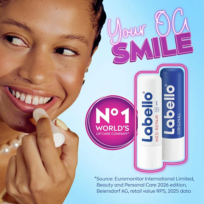 Labello Original + Med Repair Lūpų balzamas unisex, 4,8 g