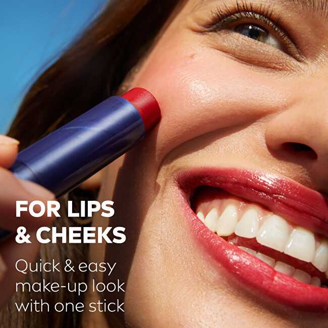 Labello Lūpų balzamas SPF 30 Raudona Caring Beauty Lip & Cheek 4.8 g
