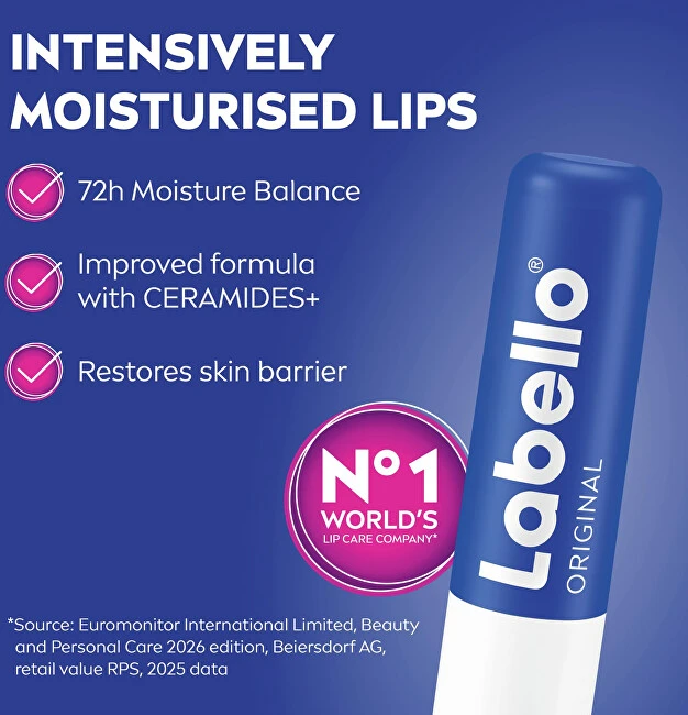 Labello Original 24h Moisture Lūpų balzamas Lūpų balzamas
