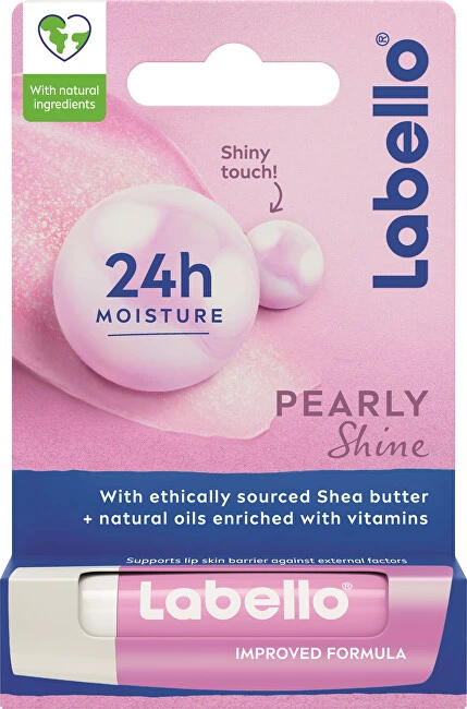 Labello Pearly Shine Caring Lūpų balzamas 4.8 g