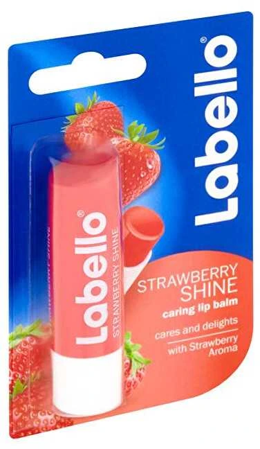 Labello Strawberry Shine Caring Lūpų balzamas