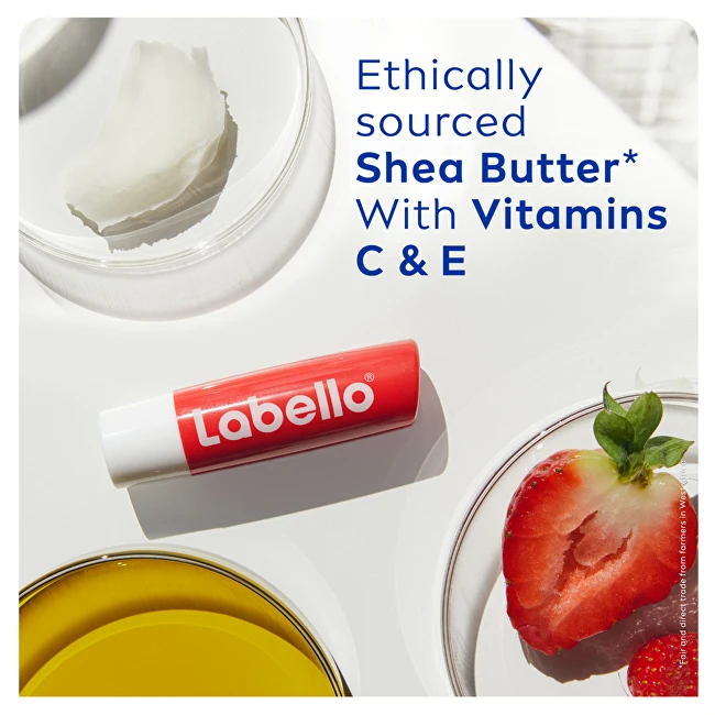 Labello Strawberry Shine Caring Lūpų balzamas