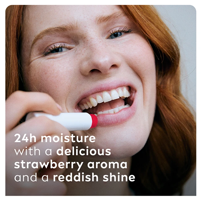 Labello Strawberry Shine Caring Lūpų balzamas