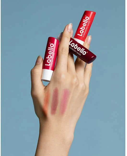 Labello Strawberry Shine Caring Lūpų balzamas