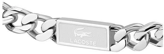 Lacoste Išskirtinė plieninė apyrankė vyrams Backhand 2040439