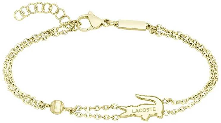 Lacoste Dvigubai paauksuota krokodilo apyrankė 2040581