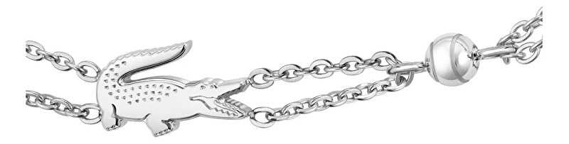 Lacoste Double steel bracelet Crocodile 2040580