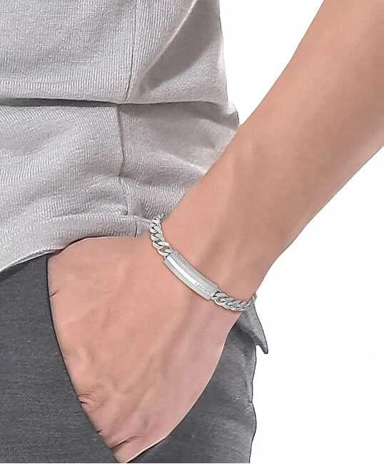 Lacoste Adventurer 2040091 madinga plieno apyrankė