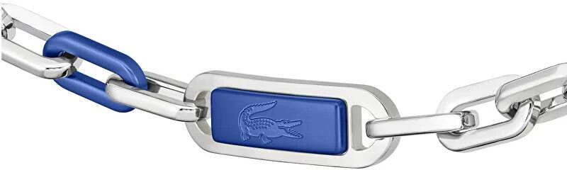 Lacoste Madinga plieninė vyriška apyrankė „Crew 2040368“