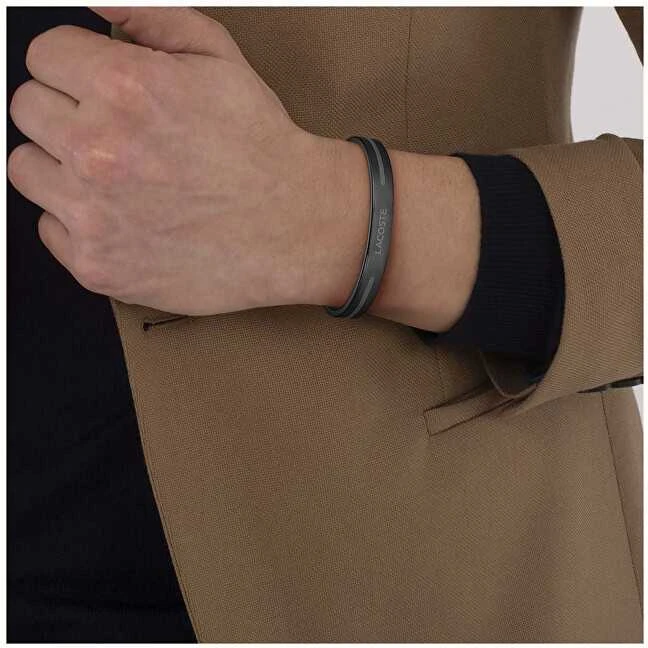 Lacoste Juodas open bracelet Adventurer 2040528