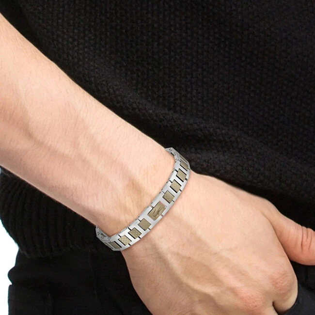 Lacoste Men's steel bracelet Metropole 2040419