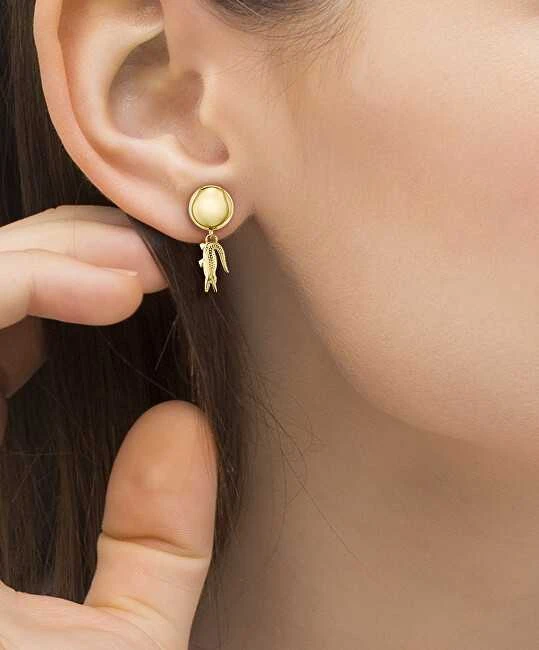 Lacoste Original Matchpoint crocodile dangle earrings 2040541