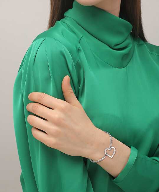 Lacoste Romantic steel bracelet Srdíčko Ines 2040326