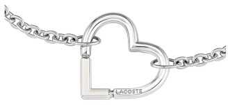 Lacoste Romantic steel bracelet Srdíčko Ines 2040326