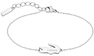 Lacoste Plieninė moteriška apyrankė „Krokodilas“ 2040623