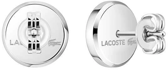 Lacoste Plieniniai auskarai su krokodilu Arthor 2040497