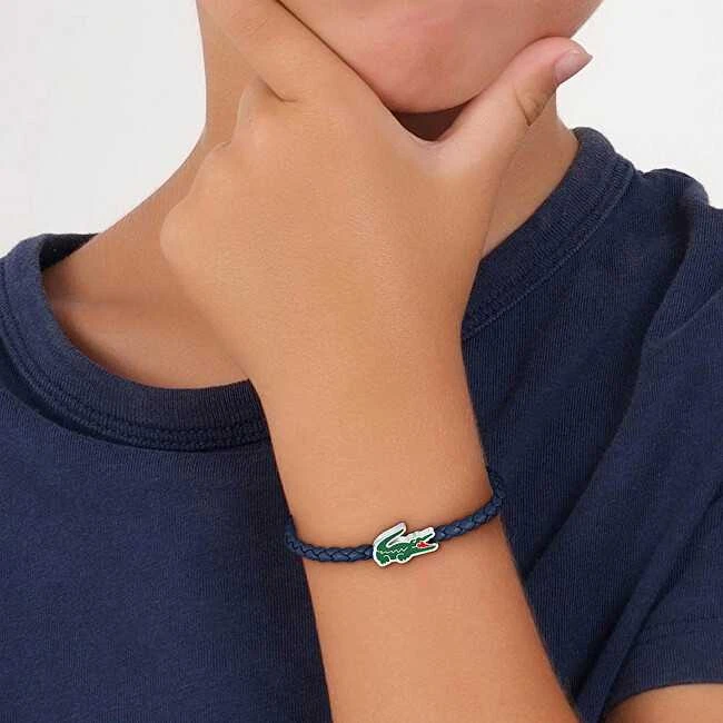 Lacoste Stylish leather bracelet Cutie Croc 2040529
