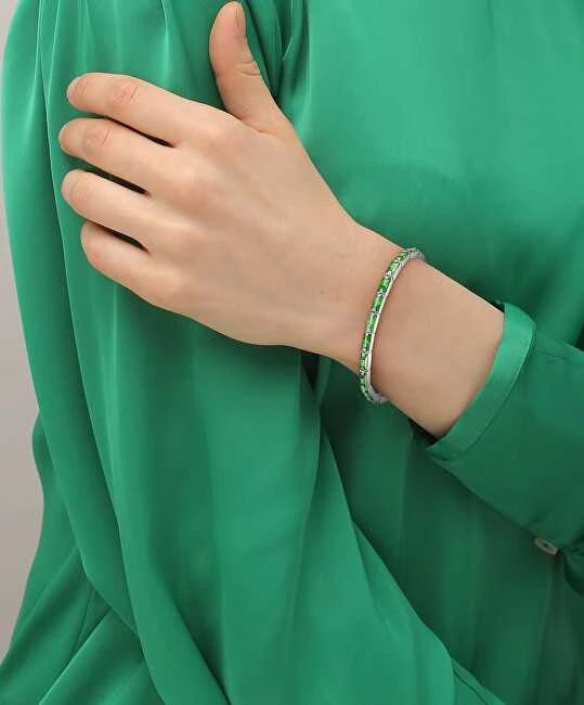 Lacoste Teniso apyrankė su žaliais kristalais Duchess 2040500