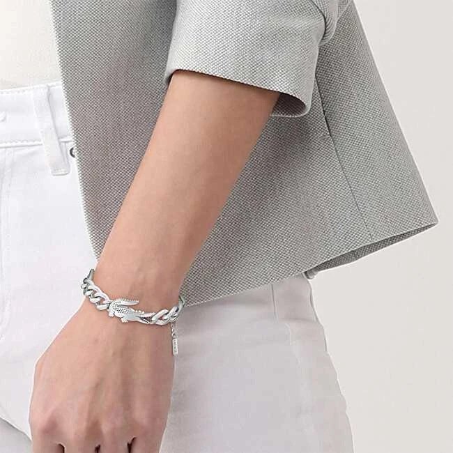 Lacoste Women´s steel bracelet Crocodile 2040373