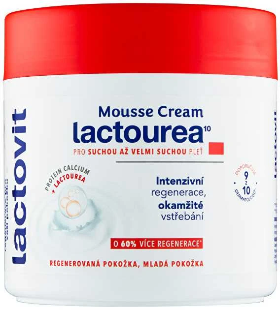 Lactovit LactoUrea Regenerating Mousse Kreminis Body Kreminis