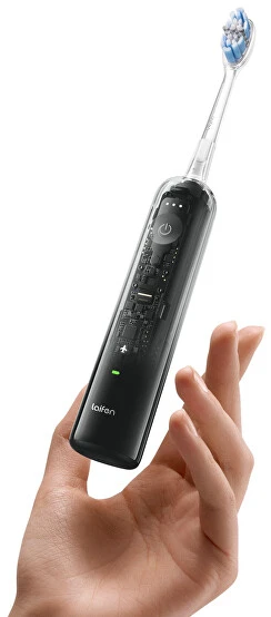 Dantų šepetėlis Laifen Wave Pro LFTB02-PT průhledná juoda