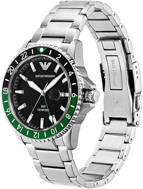 EMPORIO ARMANI AR11589 – Diver GMT vyriškas laikrodis (zi112a)