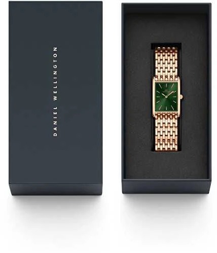 Laikrodis DANIEL WELLINGTON DW00100704. Kvarcas, Spalva žalia. Moteris.