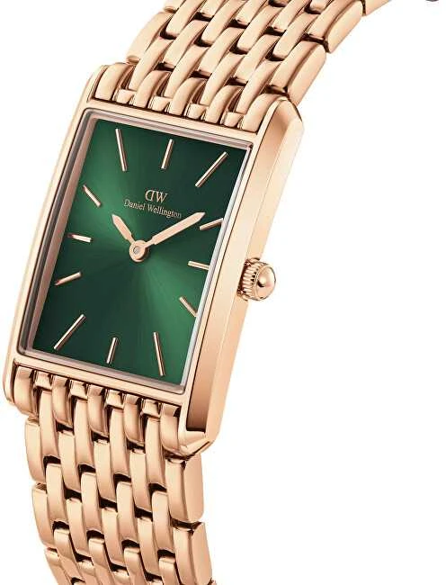 Laikrodis DANIEL WELLINGTON DW00100704. Kvarcas, Spalva žalia. Moteris.