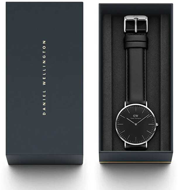 Laikrodis DANIEL WELLINGTON Classic Juodas Sheffield DW00100133 + dėžutė