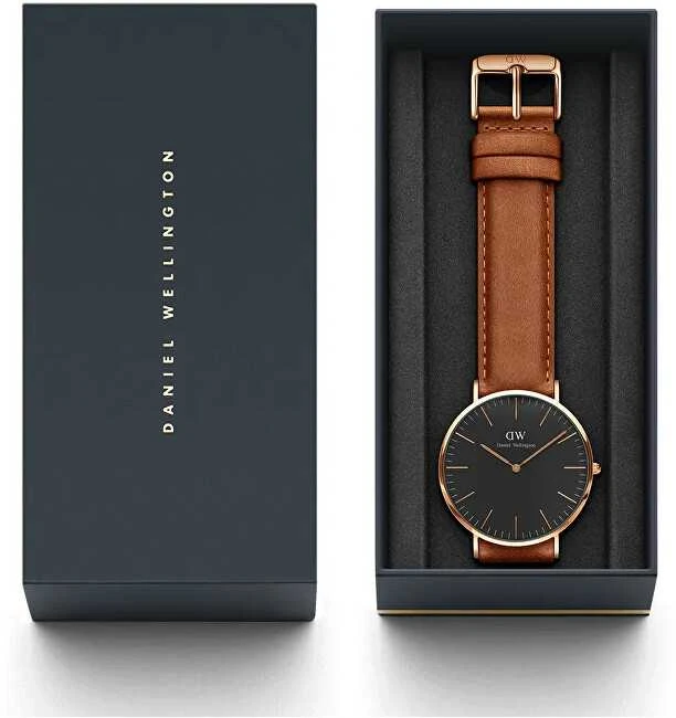 Laikrodis Daniel Wellington Classic 40 Sheffield RG Juodas DW00100127