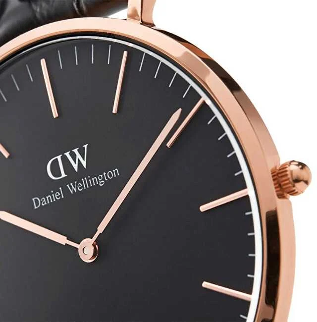 Laikrodis Daniel Wellington Classic 40 Sheffield RG Juodas DW00100127
