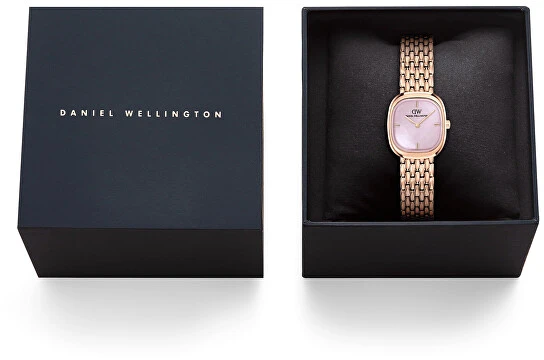 Laikrodis Daniel Wellington Corta Rožinė MOP Grain-Link RG DW00100990