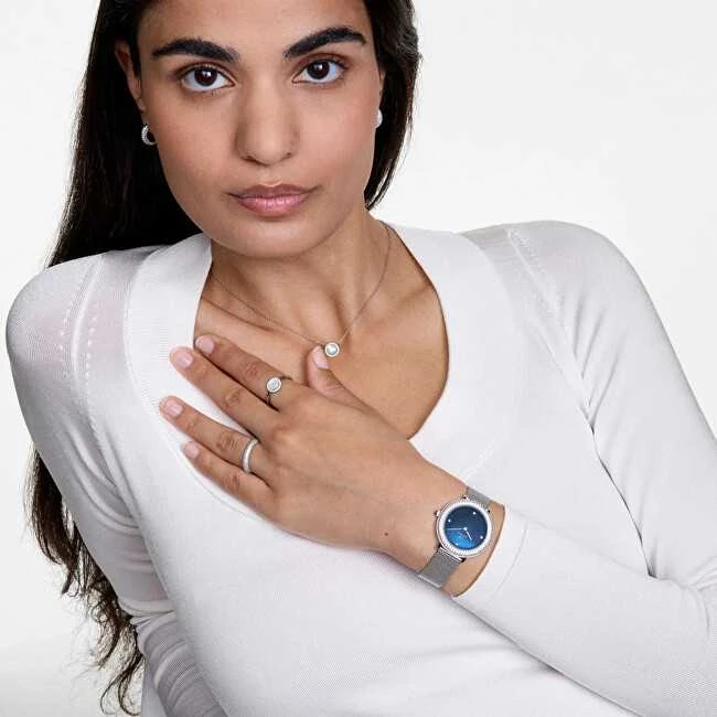 Laikrodis Daniel Wellington Crystalline Bezel Sterling Mėlyna DW00100825