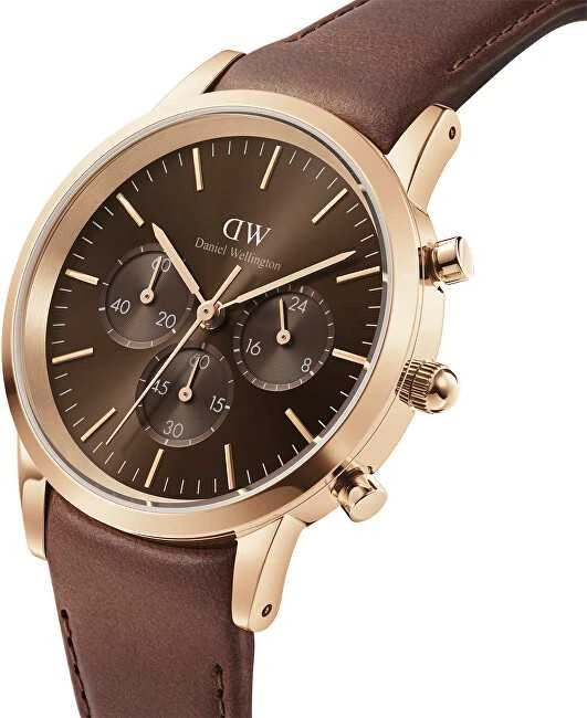 Laikrodis DANIEL WELLINGTON DW00100640. Kvarcas, spalva: raudona. Vyriški.