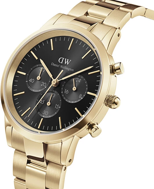Laikrodis DANIEL WELLINGTON DW00100641. Kvarcas, Juoda Spalva. Vyriški.