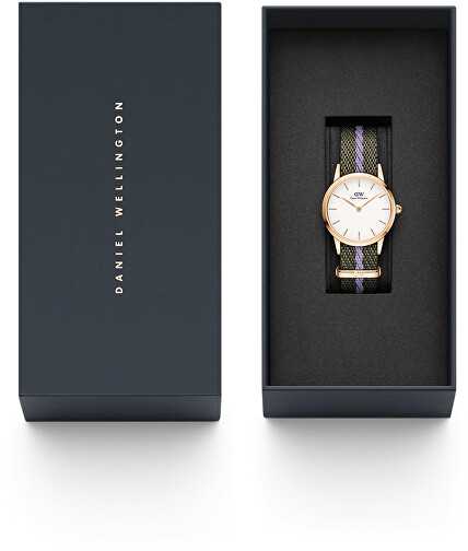 Laikrodis DANIEL WELLINGTON DW00100680. Kvarcas, Balta Spalva. Moteris.
