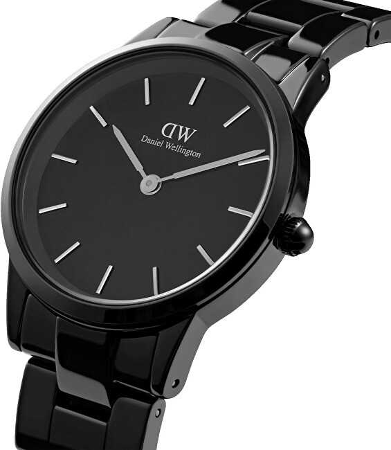Laikrodis DANIEL WELLINGTON DW00100415. Kvarcas, Juoda Spalva. Moteris.