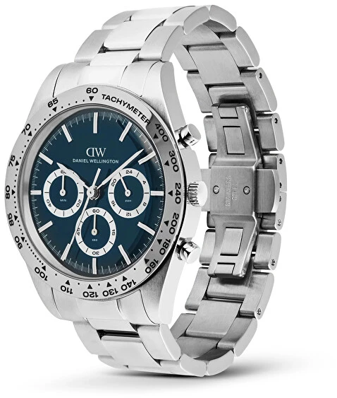 Laikrodis Daniel Wellington Iconic Tachymeter 42 3-Link Arctic S DW00100949