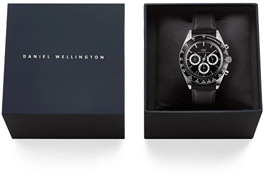 Laikrodis Daniel Wellington Iconic Tachymeter 42 Sheffield juodas juodas S DW00100950