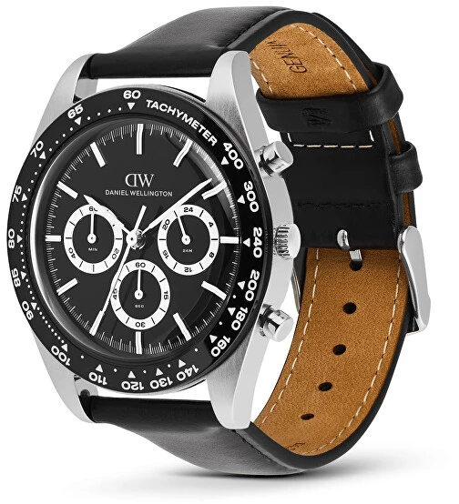 Laikrodis Daniel Wellington Iconic Tachymeter 42 Sheffield juodas juodas S DW00100950