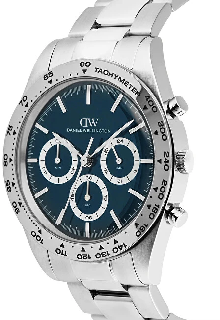 Laikrodis Daniel Wellington Iconic Tachymeter 42 3-Link Arctic S DW00100949